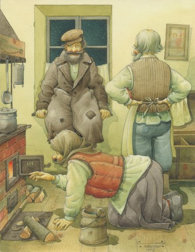 Russian Scene 04, 1994 by Kestutis Kasparavicius
